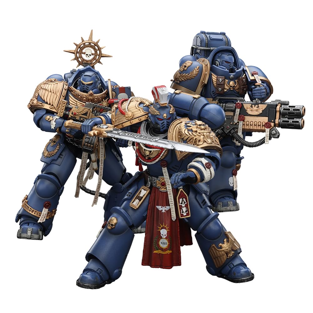 JOYTOY Warhammer 40K 1/18 Collectible Action Figure Ultramarines Set-of-3