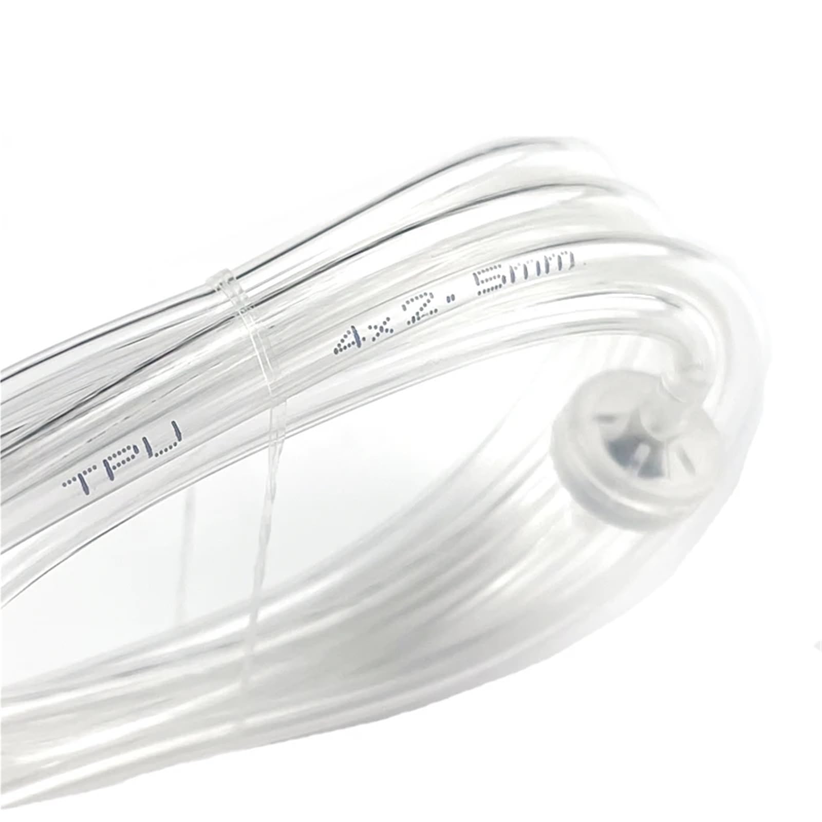 1 pulverizador de lubricación refrigerante for torno CNC, fresadora, taladro y máquina de grabado con tubo de entrada de aire de 8 mm y tubo de entrada de aceite de 4 mm.(Metal Hose)