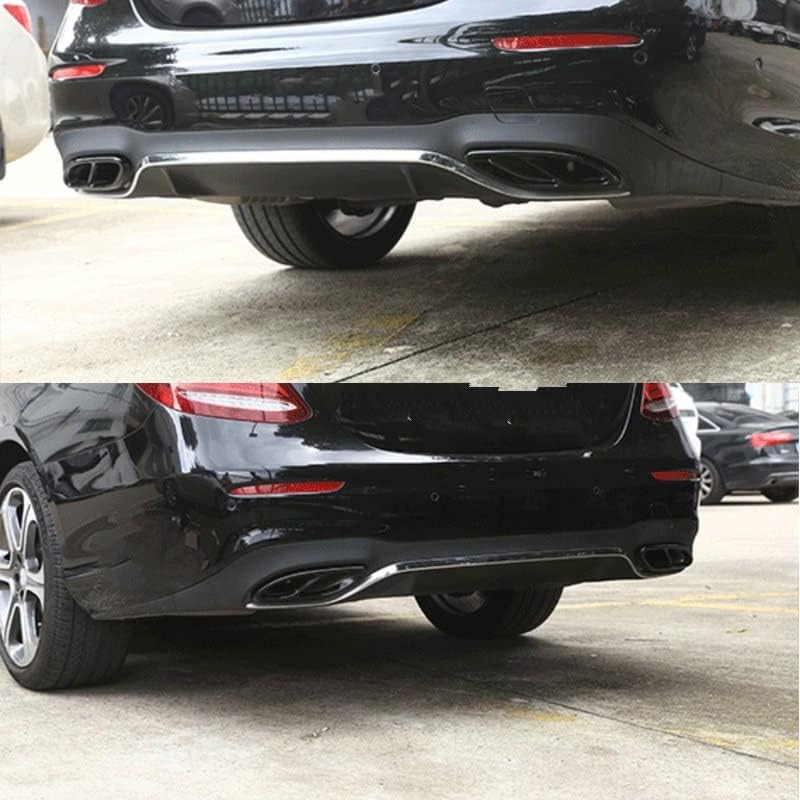 Copritubi Scarico Per Mercedes GLC Classe C E - 1 Paio Argento, Acciaio Inox, Per Modelli 2014-2017 - Foto 6