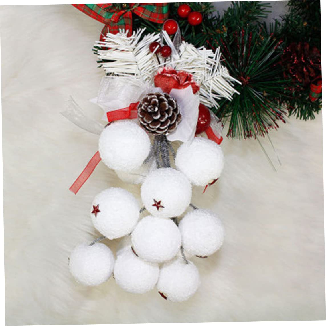 100 Boules Polystyrène 1cm - Blanc - Décoration Noël Et DIY - Loisirs Créatifs Enfants