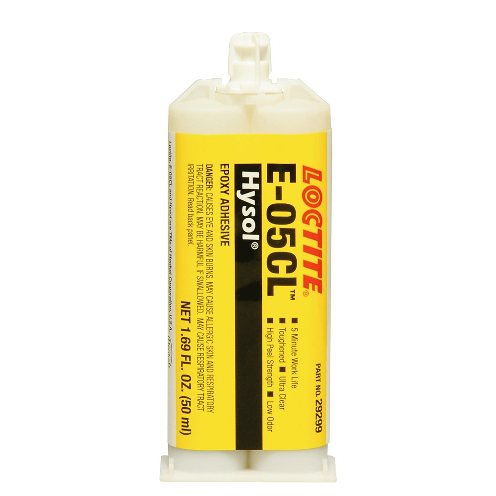 LoctiteEA E-05CL (237099) Fast Setting Crystal Clear Epoxy Gel (Thixotropic) - 50ml/1.7oz Cartridge