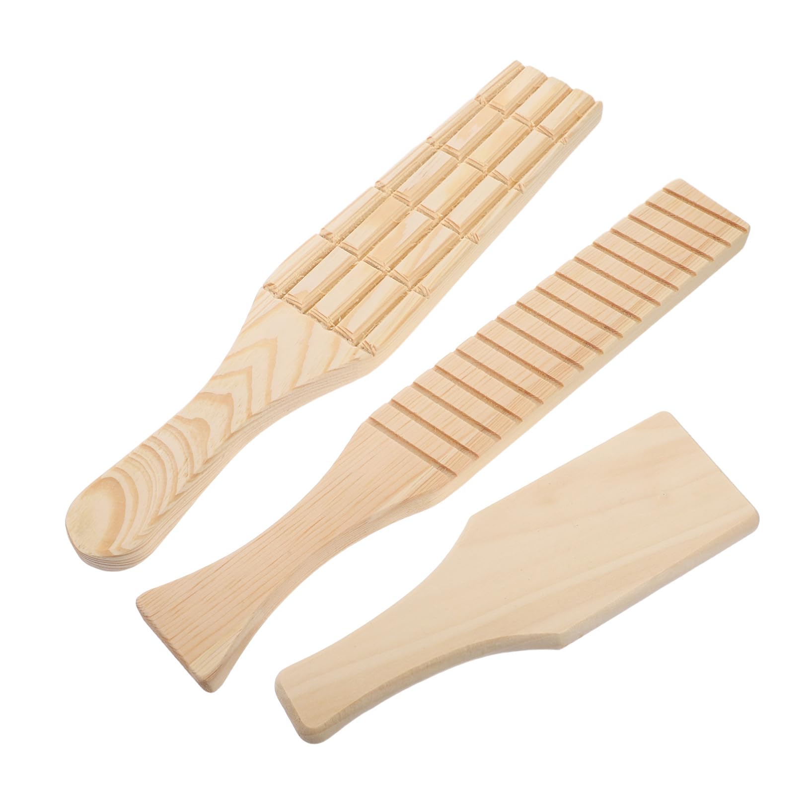 3piezas Losa de Arcilla de Cerámica Herramientas de Cerámica Paletas de Madera para Modelar Arcilla y Esculpir Figuras Casa