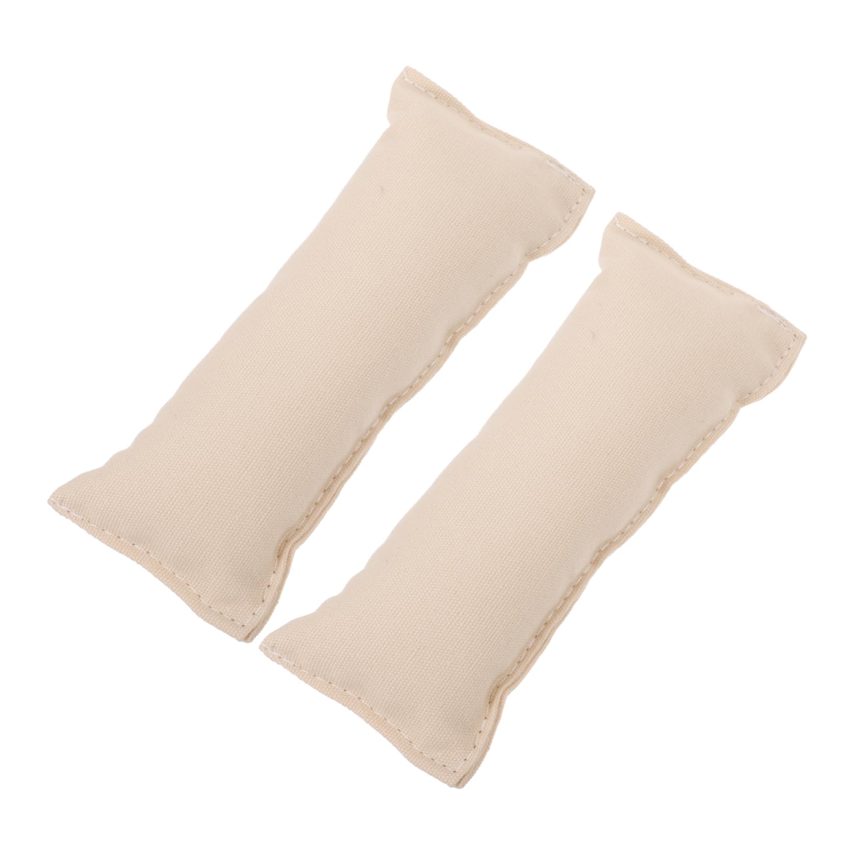 Balacoo 2pcs Cotton Wrist and Elbow Pad Creamy White Ergonomic Slip Computer Wrist Rest Comfortable Support Mat for