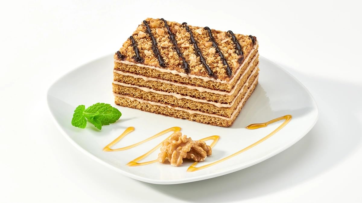 MARLENKA® Klassischer Honigkuchen, traditionelles armenisches Dessert, 16x100g
