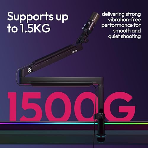 Miniatura 7 de ULANZI ZJ05 Brazo de brazo de micrófono de perfil alto y bajo premium