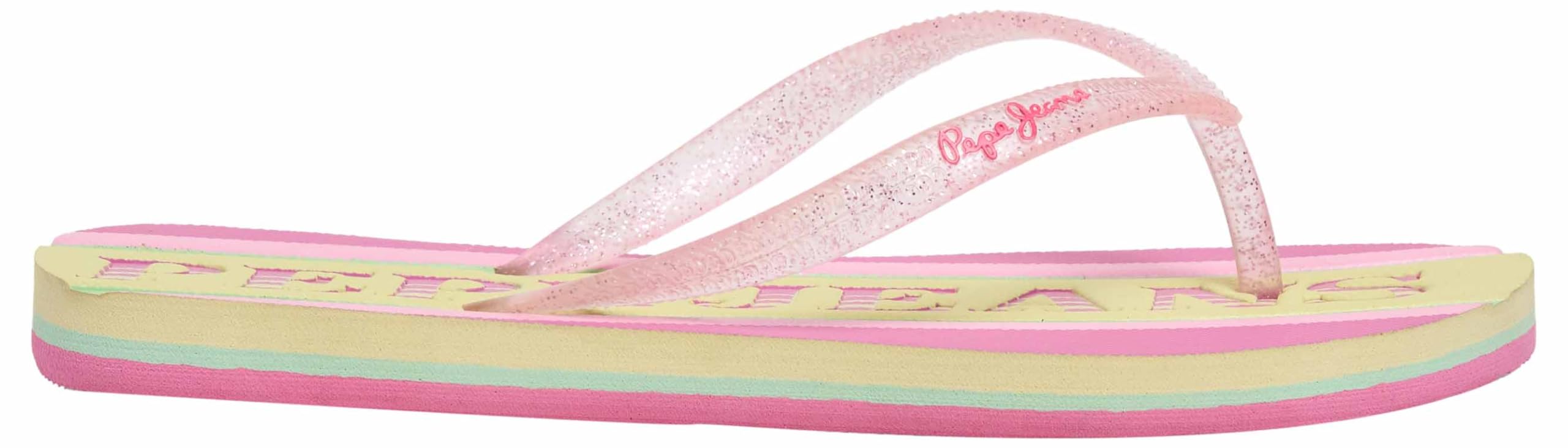 Pepe Jeans Girl's Dorset Glitter G Shoes, Pink (Fuchsia), 1.5