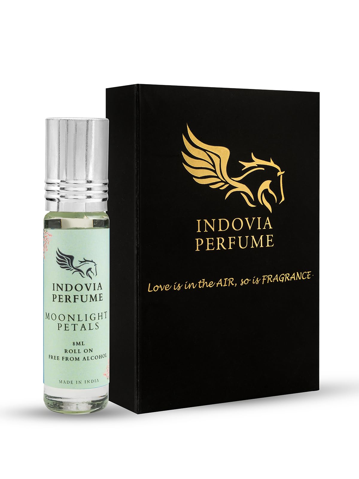 Luxury MOONLIGHT PETALS Luxury Perfume For Women | Premium Long-Lasting Luxury Perfume | Floral and Fruity Fragrance | Ideal for Office wear 8ML Perfume