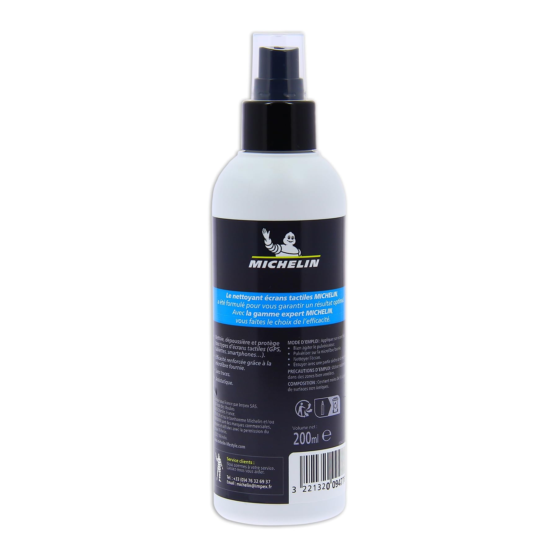 MICHELIN Środek czyszczący do ekranu dotykowego/GPS, 200 ml, 009477