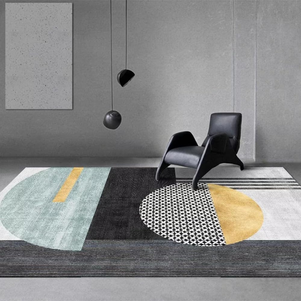Tapis de sol pour chambre chic et salons modernes : douceur abstraite au quotidien