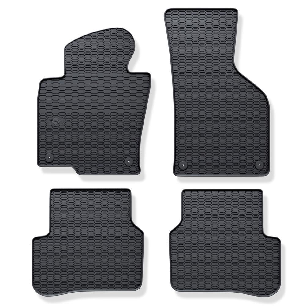 Mossa Tappetini gomma adatti per VW Passat B7 (2010-2014) 4 pz. nero | Berlina, Variant