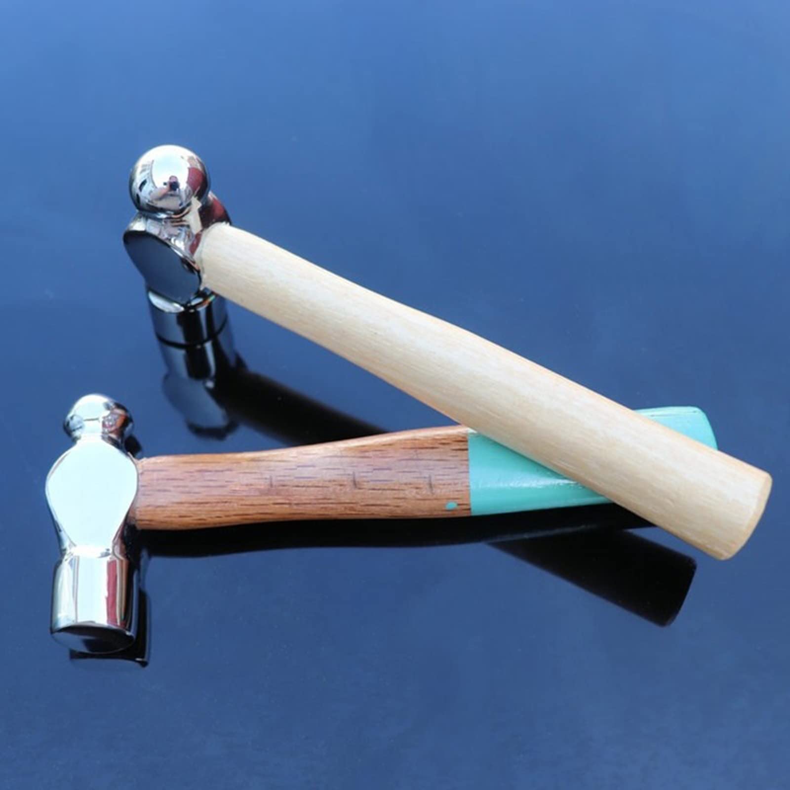 Martello In Ottone Per Saldatura WEDO Da 300 G, Con Manico In Legno - Ideale Per Rimuovere Scorie E Ruggine In Modo Sicuro