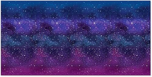 Beistle 59935 Toile de Fond Galaxy Multicolore 122 x 76 cm
