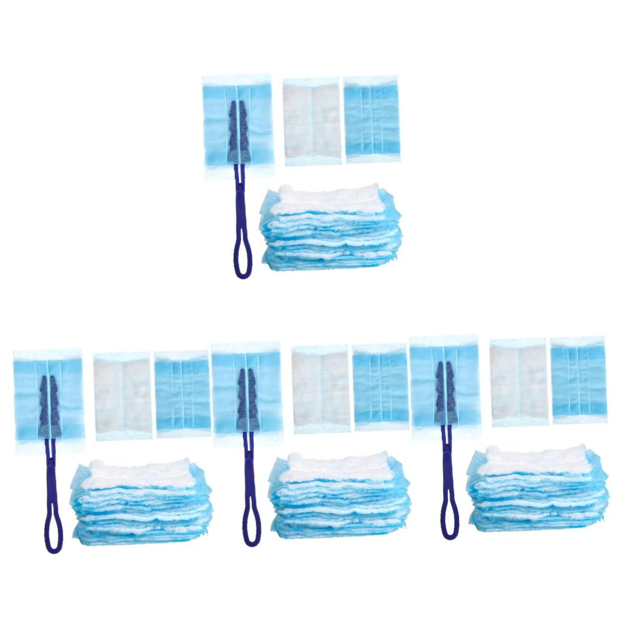iplusmile 4juegos Duster Electrostatico Con Recambios Para Ventanas y Persianas Herramienta De Limpieza Multiusos Para Hogar y Coche Incluye Cabezas Desechables y Mango