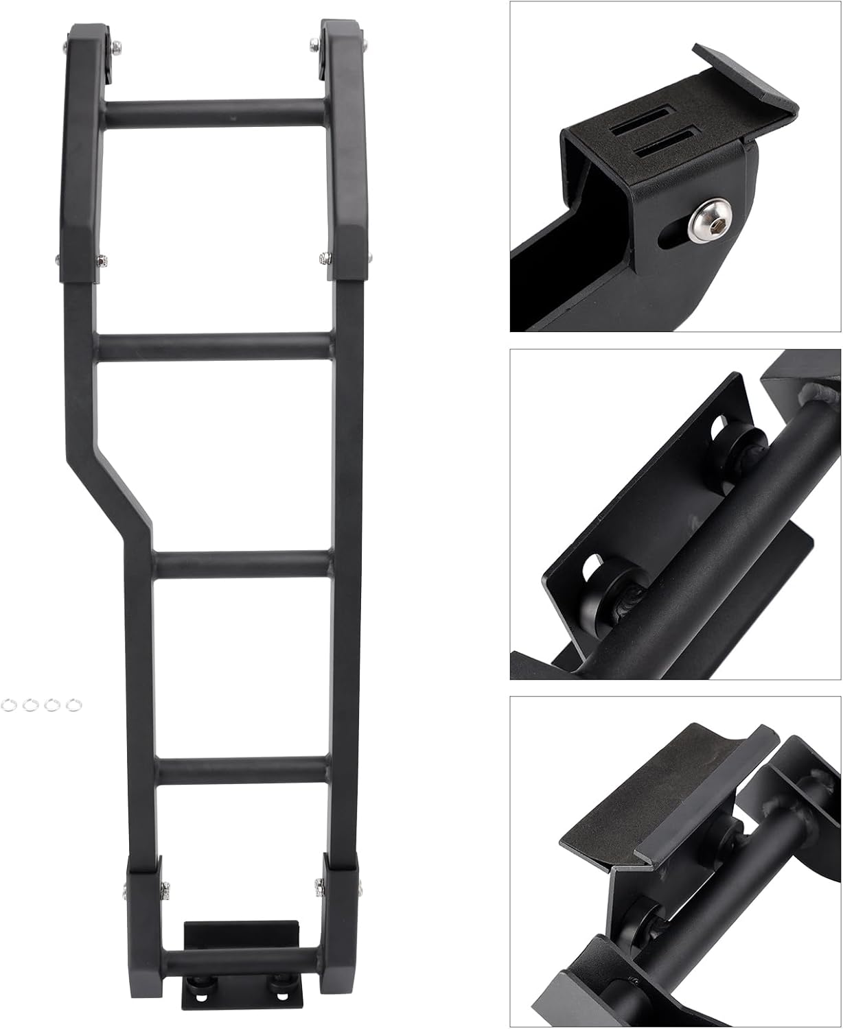 Areyourshop Tailgate Rear Ladder Right Side Aluminum For Jimny JB64W JB74W JB64 JB74