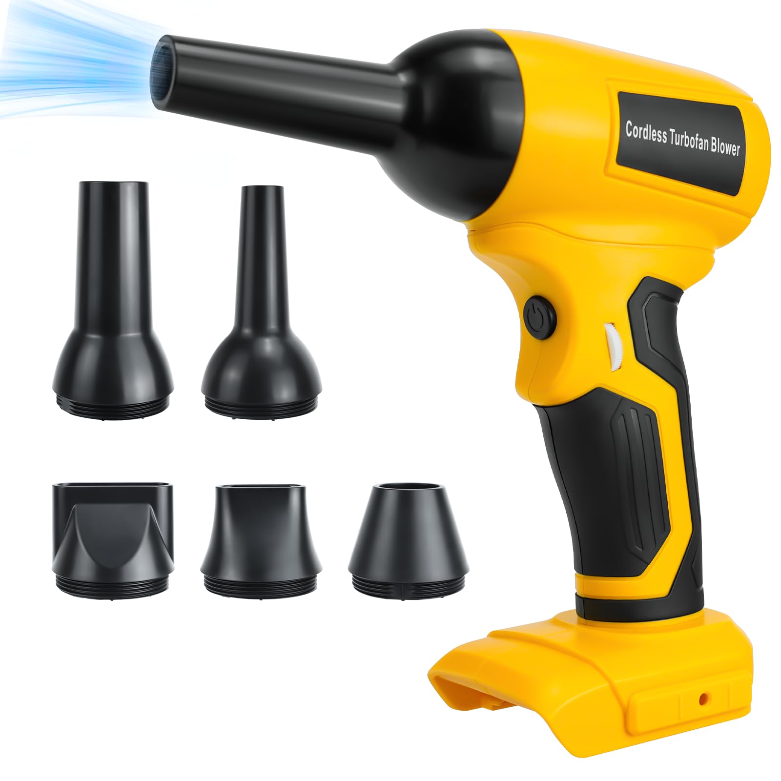 Souffleur de feuilles Dewalt 20V portable à moteur sans balais de 130 000 tr/min