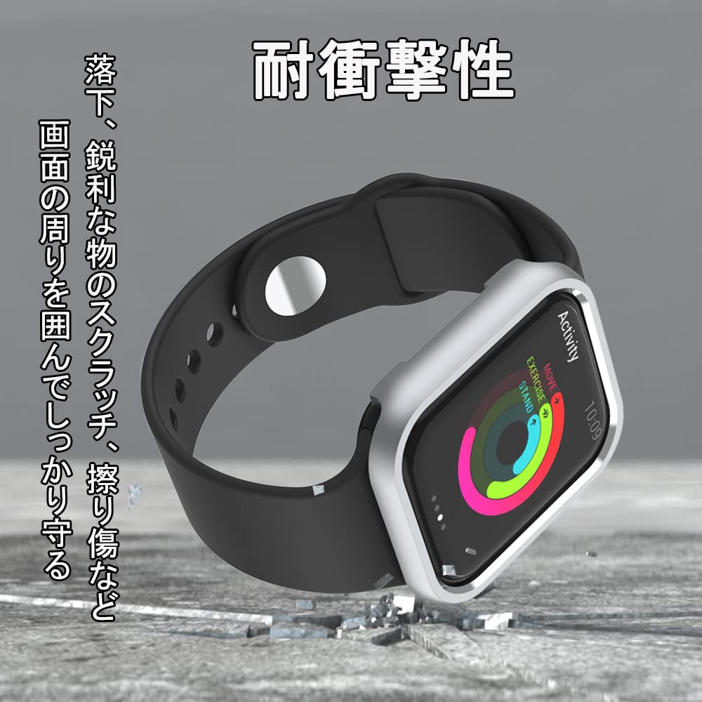 Amazon | Miimall Apple Watch金属製バンパー38mm ケース 超軽量型 耐  