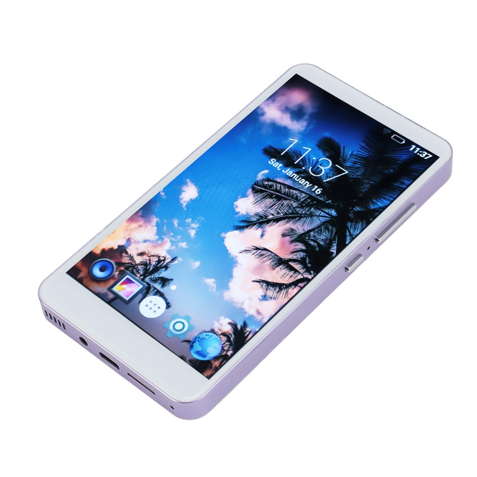 Reproductor MP4, Reproductor de Música Reproductor MP4 con y WiFi Pantalla Táctil HD de 5 Pulgadas 1GB RAM 8GB ROM Reducción de Ruido Cámara Trasera de 5MP Reproductor de Música