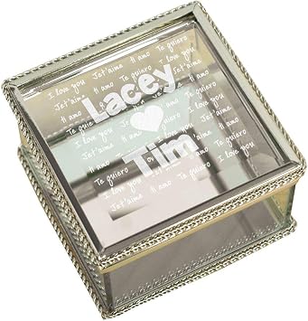 GiftsForYouNow Engraved I Love You Personalized Jewelry Box