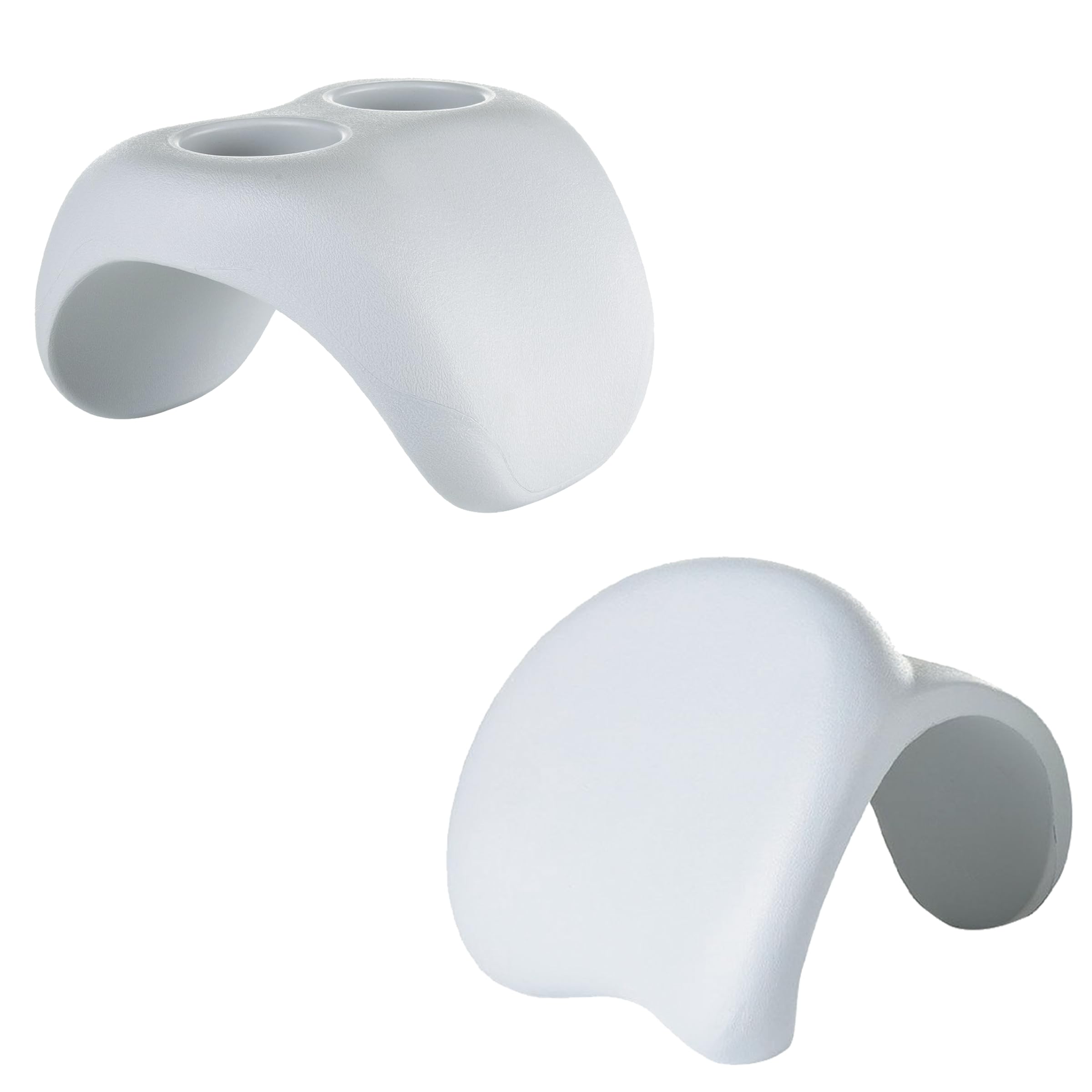 NETSPA Kit d'Accessoires pour Spa, 3 Cartouches de Filtration + 20 Pastilles d'Oxygène + Appui-tête/Porte-gobelet + Bassin Rince-Pieds