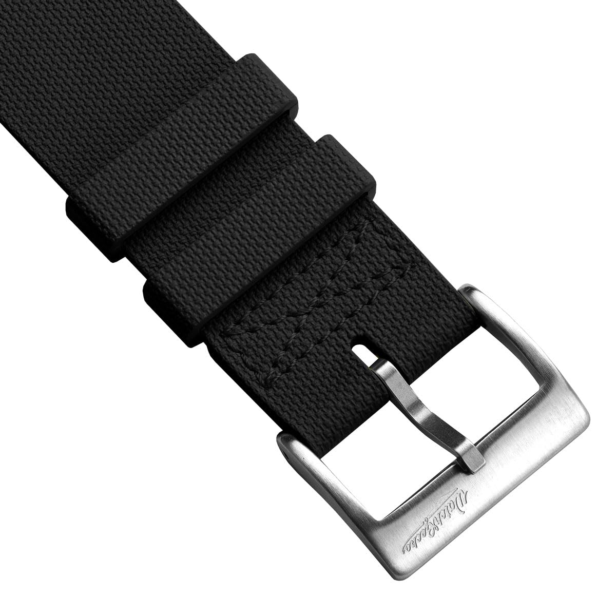 WatchGecko TidalPass British Military FKM Gummi-Uhrenarmband, wasserdicht, vielseitig und stilvoll, 2 Arten tragbar