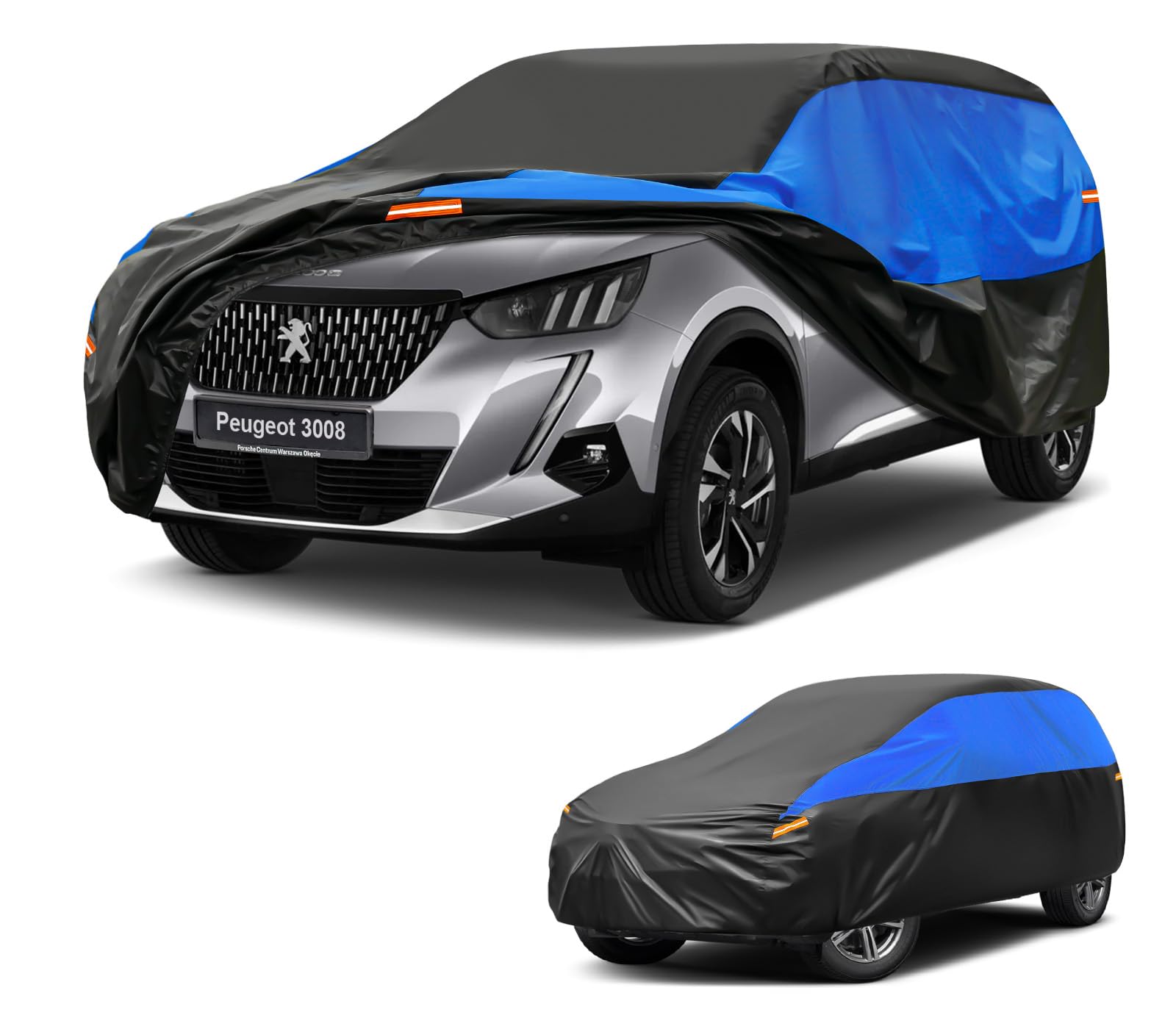 GUNHYI Autoabdeckung Winter Vollgarage Auto Abdeckplane Staubdicht Wasserdicht Autohülle Autoplane Car Cover
