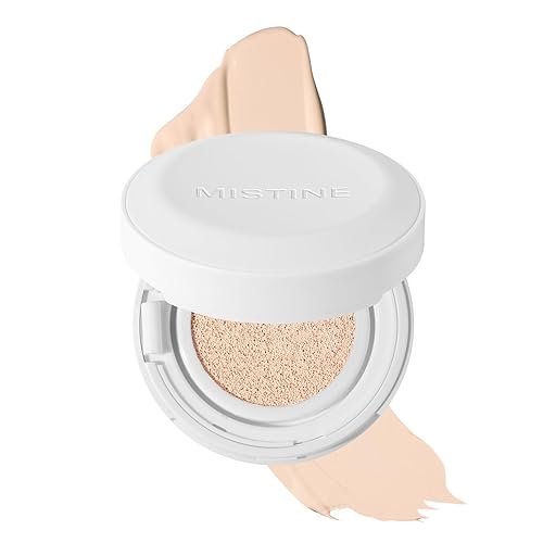 Miniatura 1 de MISTINE Magic Air Cushion - Base de maquillaje para piel seca, con acabado hidratante, cobertura media, 24 horas, hidratante, de larga duración,
