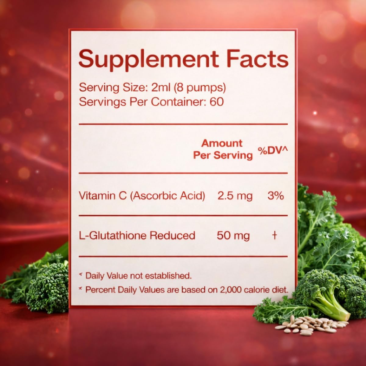 Dr. Colbert, MD Nano Reduced L-Glutathione Liquid Spray | Raspberry Flavor | by Divine Health | Nanonization | Superior Absorption | Includes Vitamin C | Sugar Free | 60 Servings | 4oz