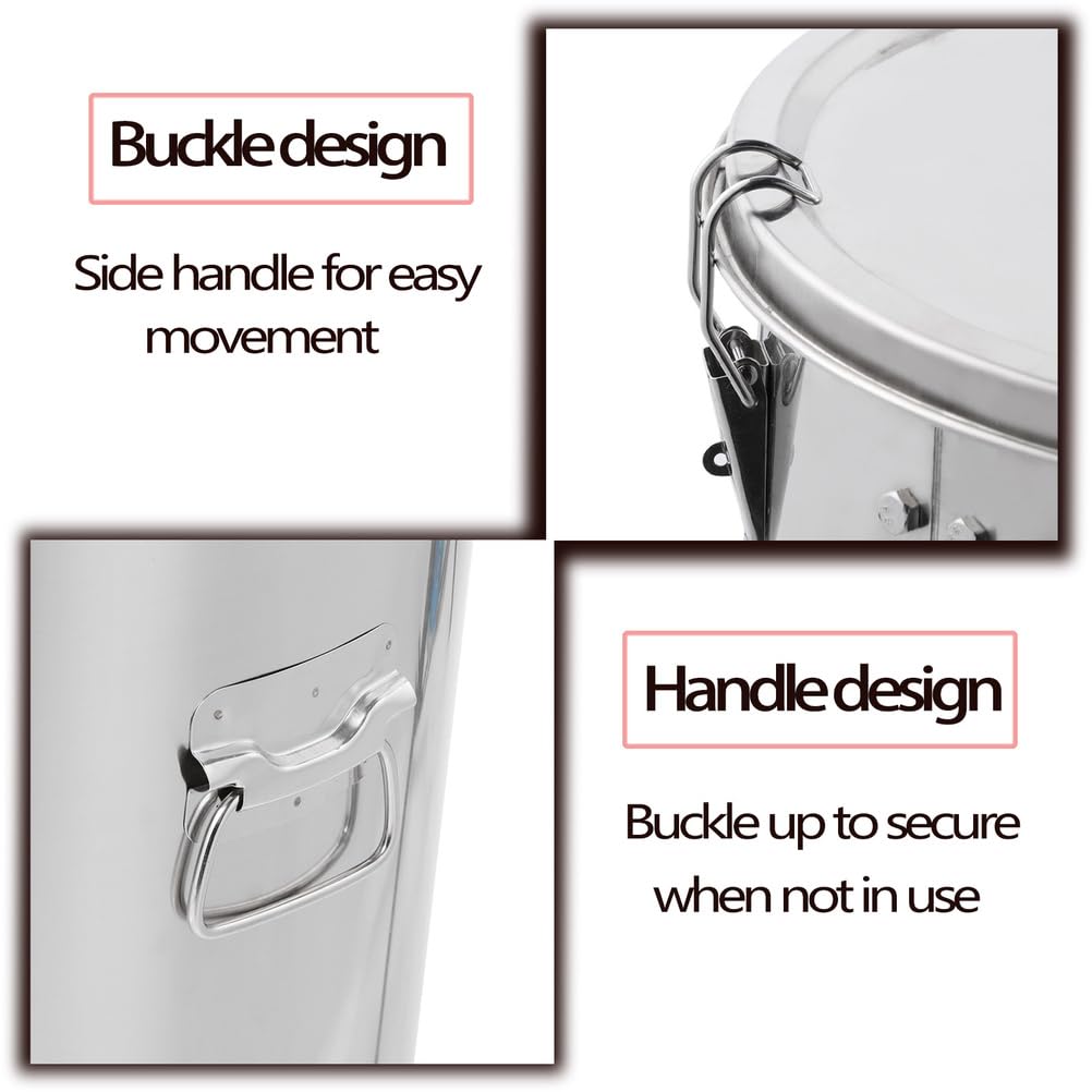 2 telaini Estrattore di Miele Manuale, Radiale Estrattore in Acciaio Inox, per principiante Apicoltore Accessorio