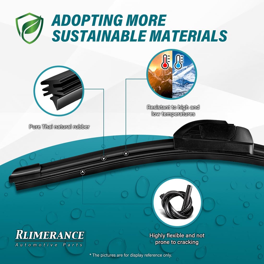 1Pc Windshield Wiper Blades Front Wiper Blade Wipers Replacement fits Mercedes-Benz CLK320 3.2L 1998-2003, fits Mercedes-Benz CLK430 4.3L 1999-2003, fits Mercedes-Benz SLK230 2.3L 1998-2004