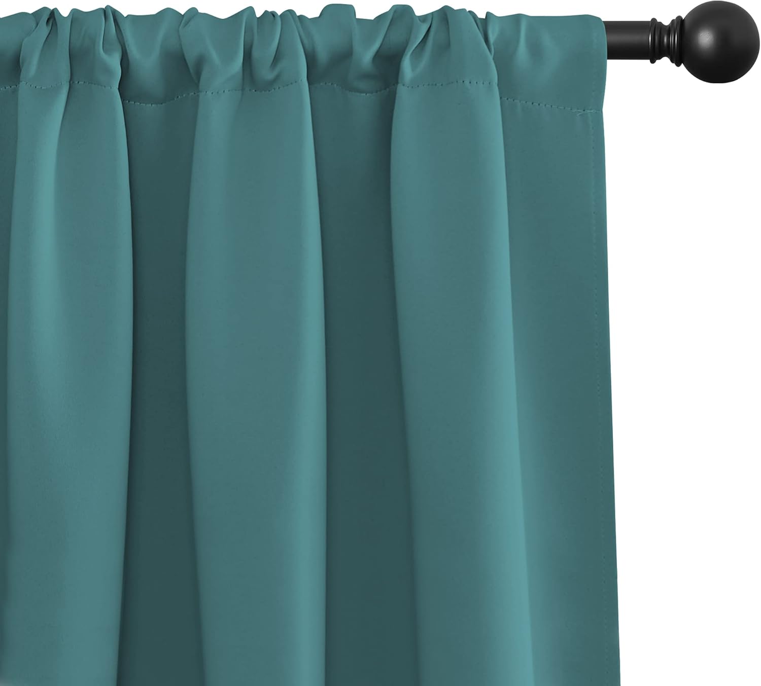 NICETOWN 2 Panels Blackout Curtains 42 x 45 in Sea Teal