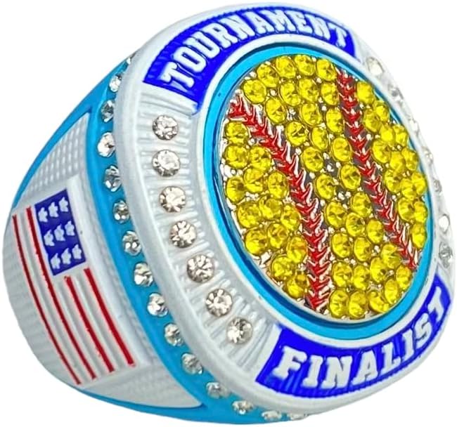 Legacy Rings 1 or 12 Pack Softball Baseball Championship Trophy Ring Tournament Finalists