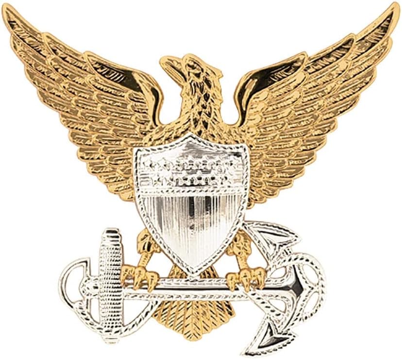 Amazon.com: Coast Guard (USCG) Cap Device Officer regulation size ...