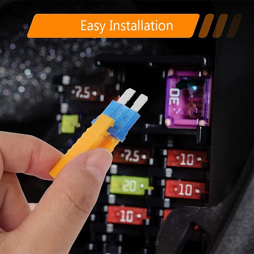 70Pcs Car Fuses Assortment Kit, Upgraded Blade Fuses Automotive- Standard & Mini & Low Profile Mini Fuse (3A 5A 7.5A 10A 15A 20A 25A 30A 35A) for RV, Car, Truck, Marine, Boat, Motorcycle