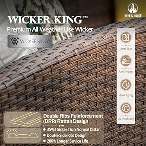 Herashousepatiofurnituresetoutdoorswivelrockerglidechairswith56firepittablewickerpatiosofaconversationsetforbackyarddeckbeige Urban Country Home Decor Heras house patio furniture set outdoor swivel rocker glide chairs with 56 fire pit table wicker patio sofa conversation set for backyard deck beige urban country home decor