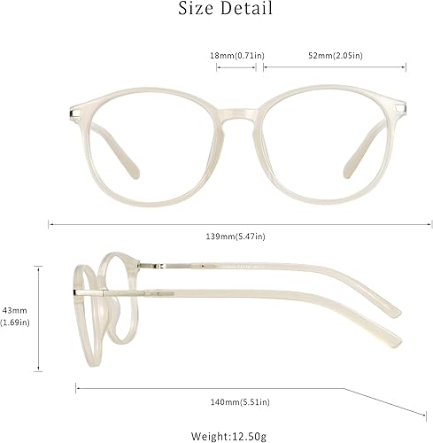 Miniatura 6 de LifeArt Lentes con bloqueo de luz azul, anteojos de lectura para computadora, anteojos para juegos