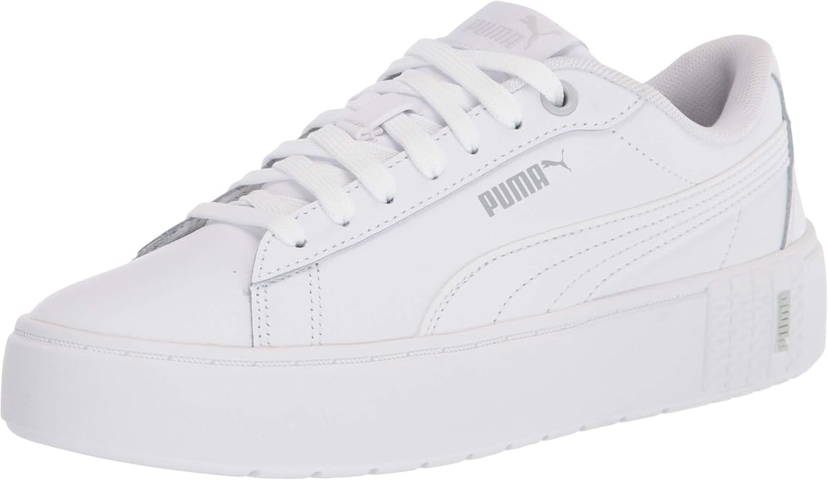PUMA Mujeres Smash Platform V2 Zapatillas Zapatos Casual - Blanco