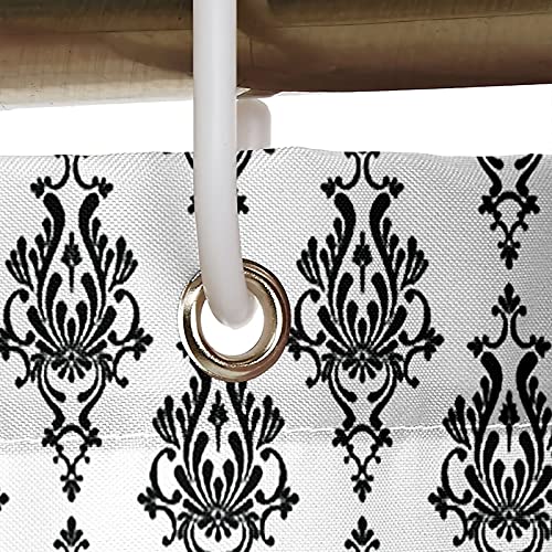 Rideau de douche polyester vintage KnSam pour baignoire rétro chic - 3