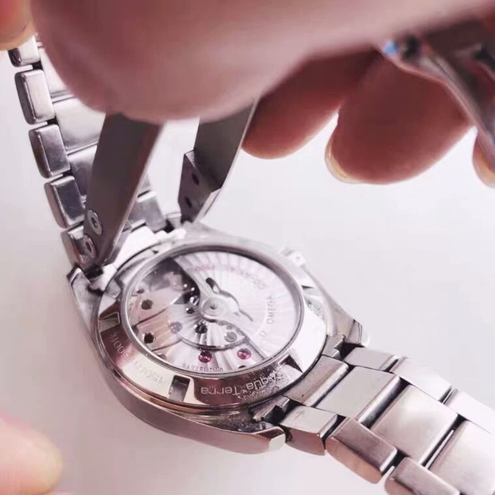 YS0911 7825 V Type Watch Repair Tweezer Spring Bar Tool Bracelets Portable Watchmaker Strap Pin Remover For 7825 Watchband Watch Repair Tools Back Remover Professional