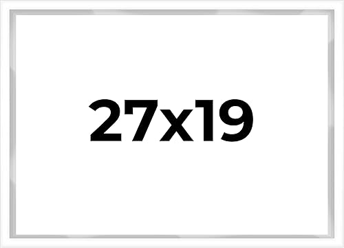 Vista 141 de Caja de sombra de 20 x 8 pulgadas, marco contemporáneo blanco – Tamaño interior 20 x 8 x 1 pulgada de profundidad – Este marco blanco está hecho