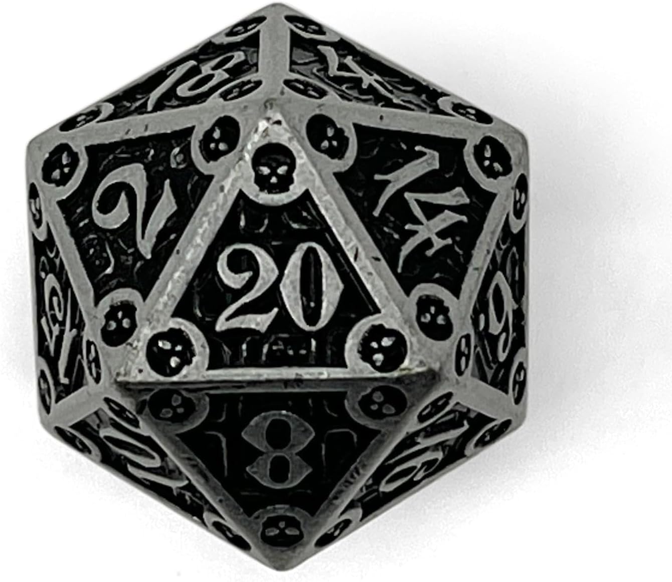 Norse Foundry Dungeon Delve Runestones - 25mm D20 - Premium Metal Dice Set for Epic Adventures.