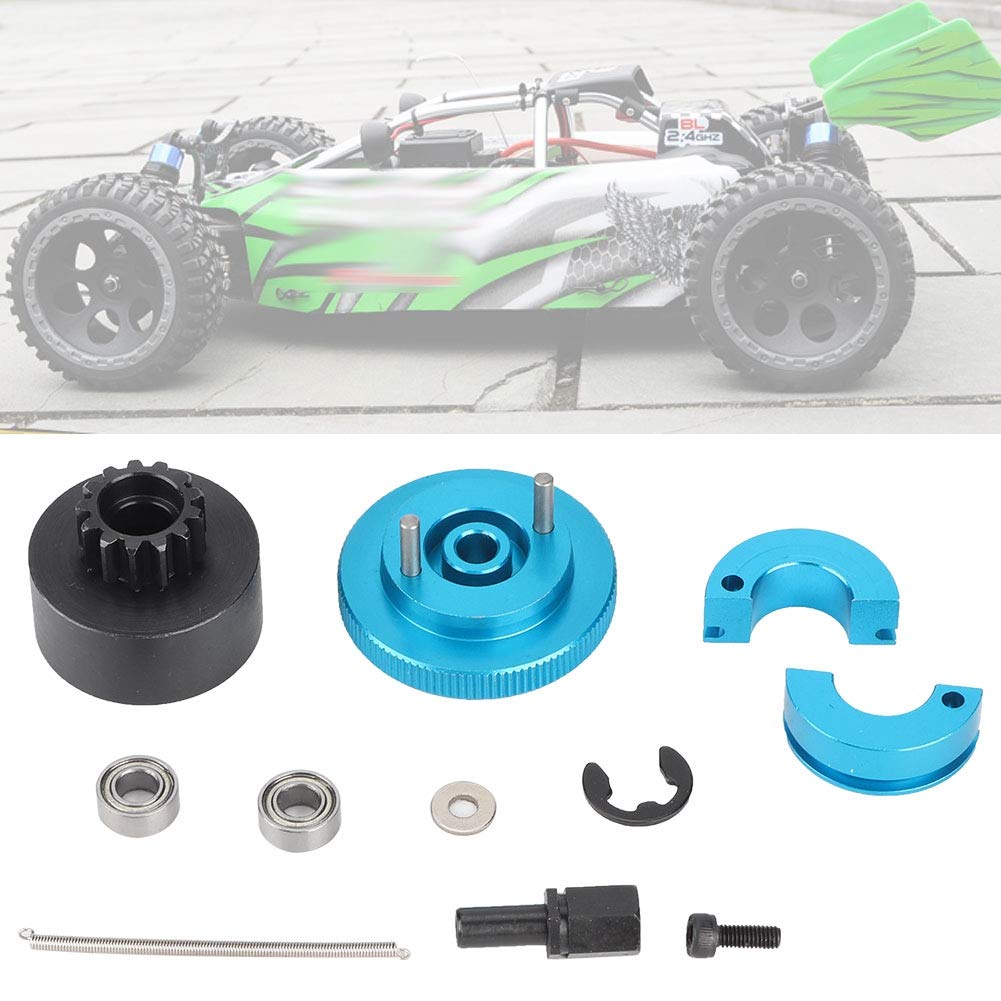 Ensemble d'embrayage de Vitesse RC, Ensemble de variateur d'embrayage de Vitesse de Volant d'inertie 13T 1/10 Ensemble d'embrayage et de roulement RC adapté au Moteur 1:10 RC