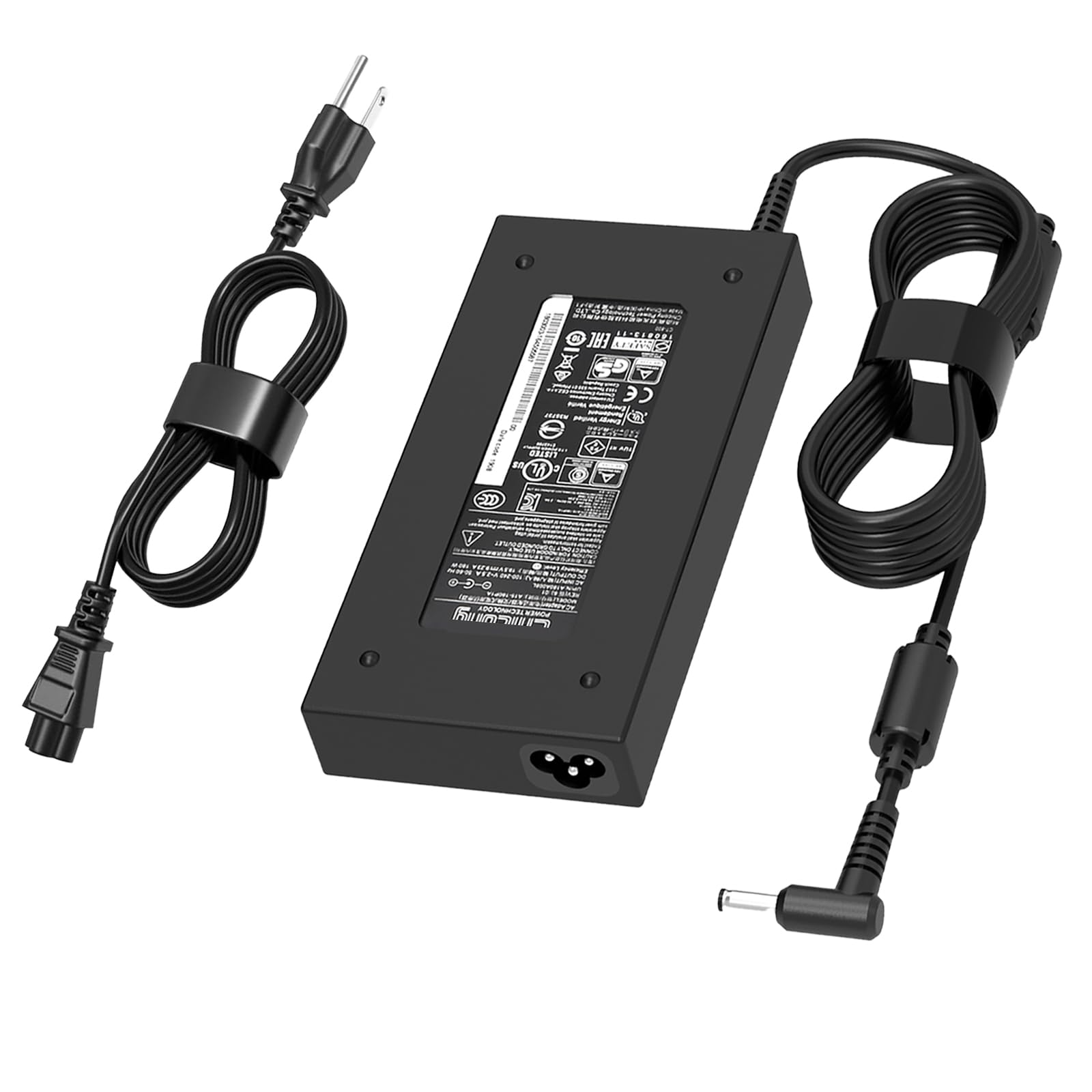 Gigabyte - Caricatore da 180 W per Gigabyte G5 kf5 md gd kd kf G6 k9 kf | Cavo di alimentazione per laptop Aero 14 15 15X, Aorus 7 SA WA X3 P57W V6-CF2 (2023 2024)