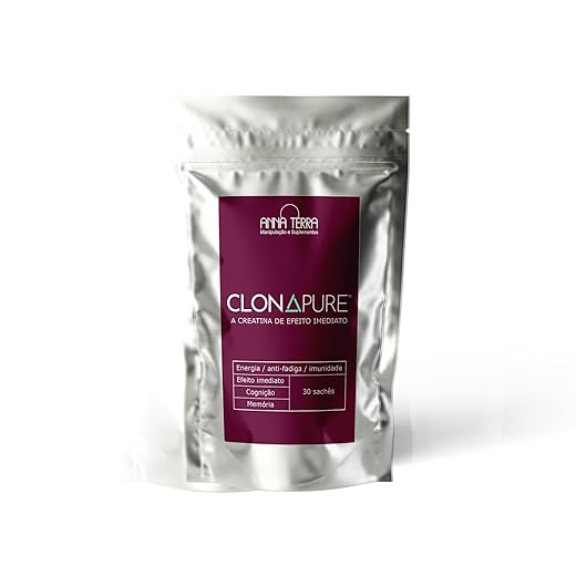 Clonapure Creatina de efeito imediato 30 sachês - COM SELO DE AUTENTICIDADE