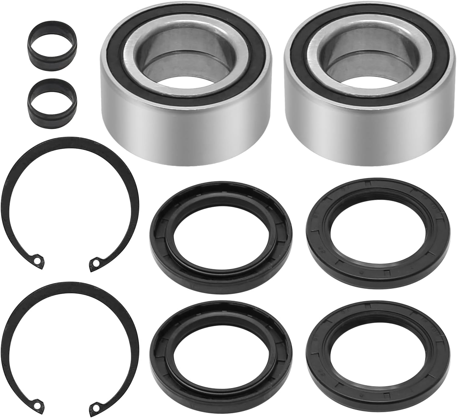 91051-HA7-651 Front Wheel Bearings Seals Kit For Honda Foreman 400 450 500 TRX400 TRX450 TRX500 1995-2013 Rincon TRX680 TRX650 2003-2023 Foreman Rubicon 500 2001-2014
