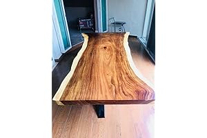 Live Edge Dining Table for 8: Rustic Charm and Natural Elegance