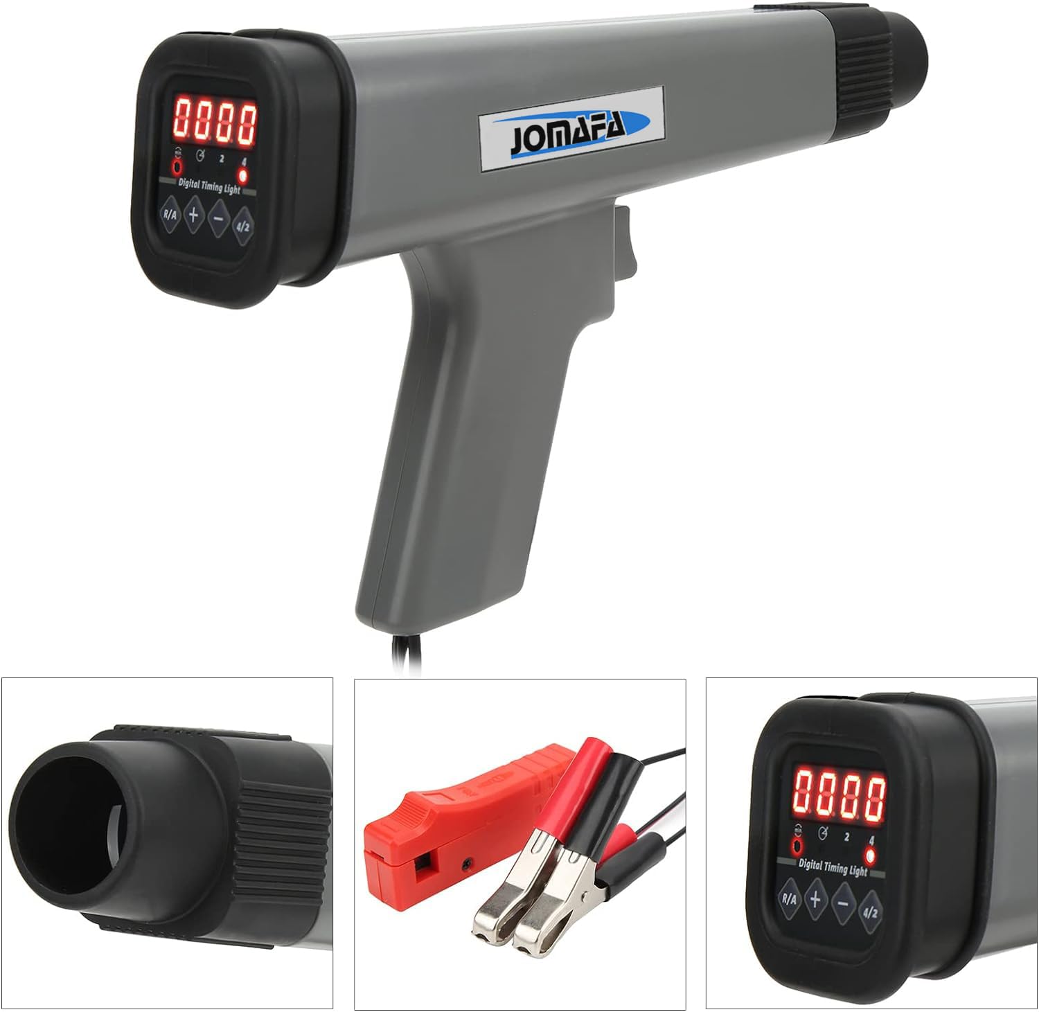 JOMAFA Pistola Estroboscopica Digital con Avance para Puesta A Punto, 12 V