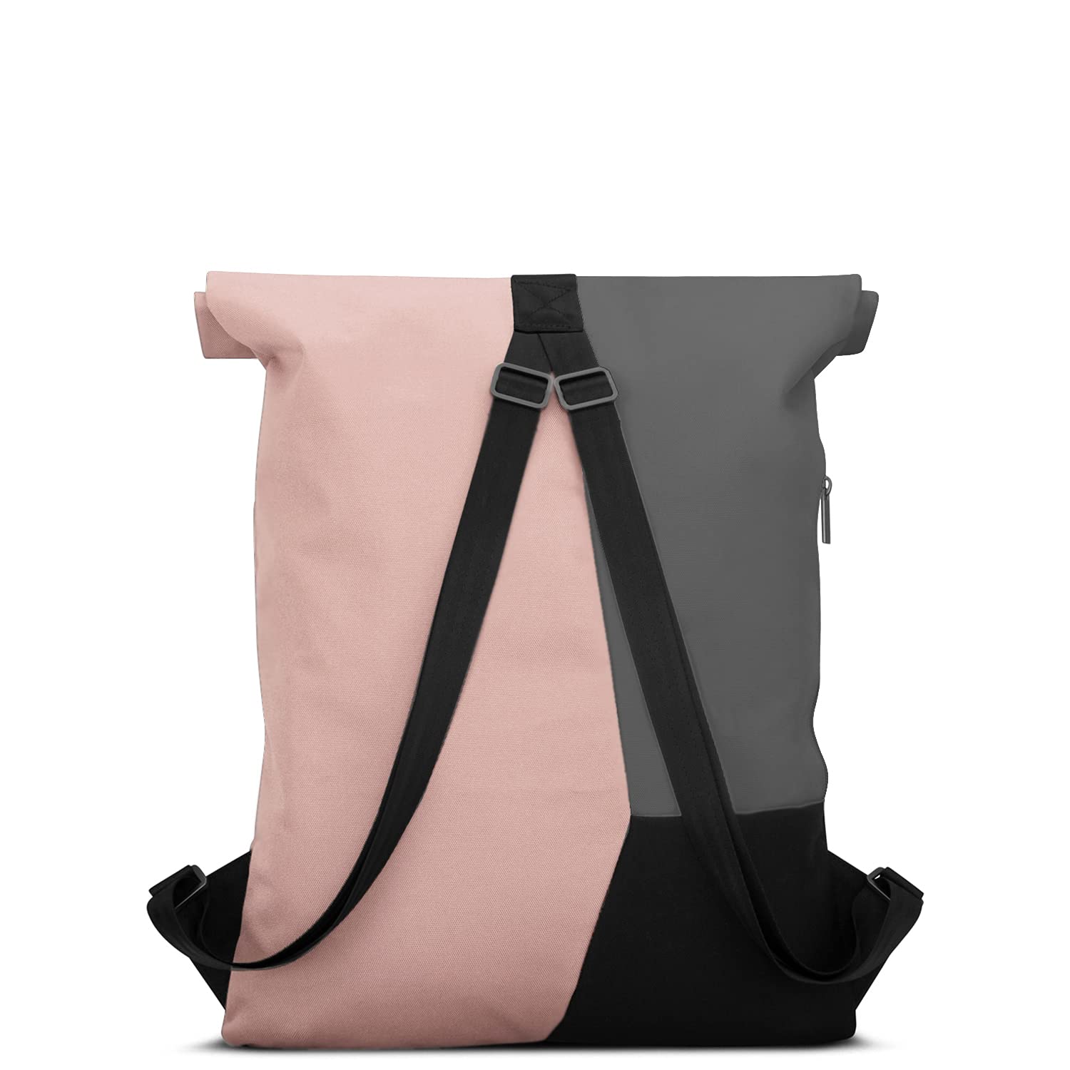Johnny Urban Zaino Sacca Donna Rosa Grigio - Oskar - Zainetto da Palestra alla Moda per Viaggio e Lavoro - Antifurto Borsa Sportiva e Leggero - Idrorepellente