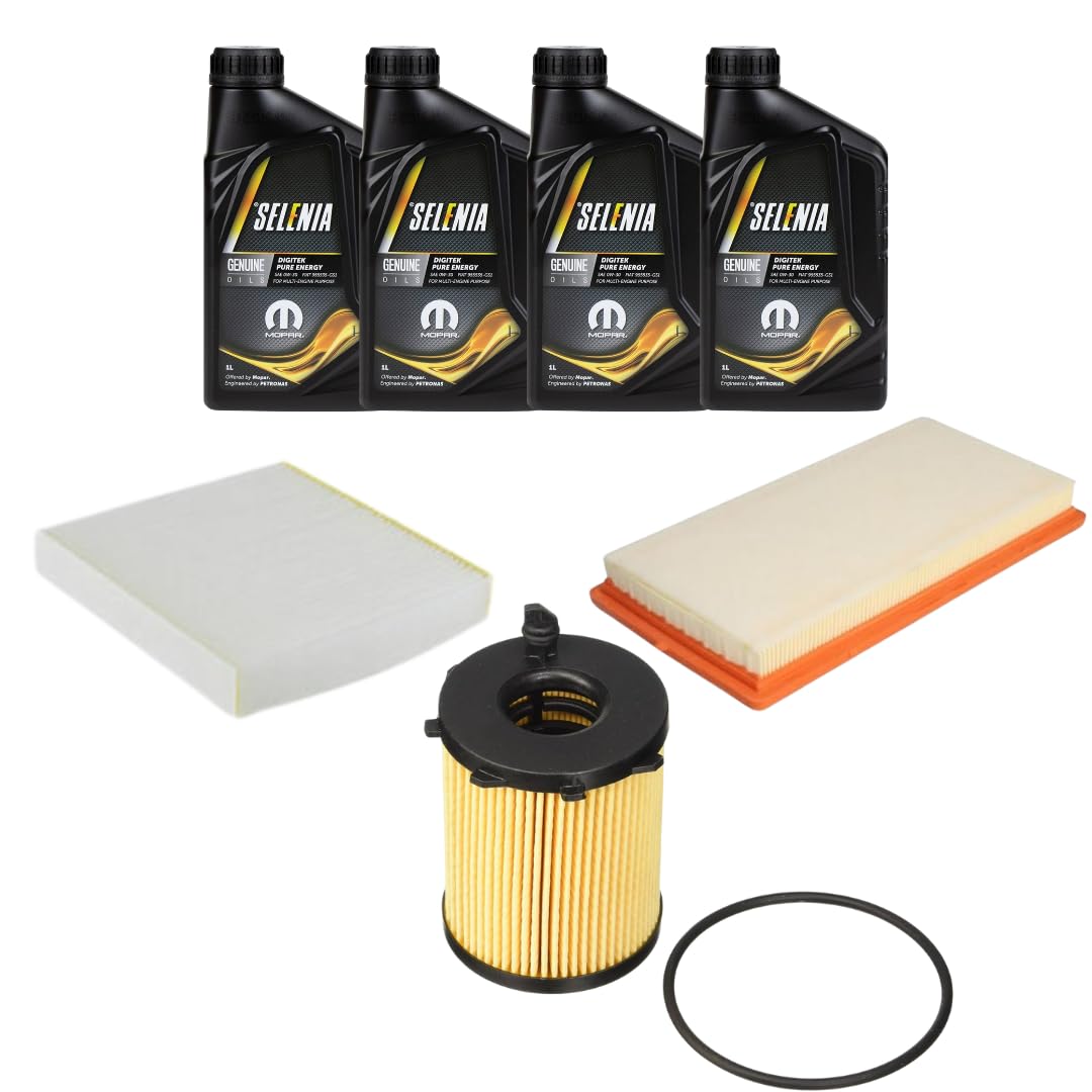 KIT TAGLIANDO 3 FILTRI 4 LT LITRI DIGITEK 0W30 COMPATIBILE CON FIAT PANDA 0.9 TWIN AIR DAL 2012