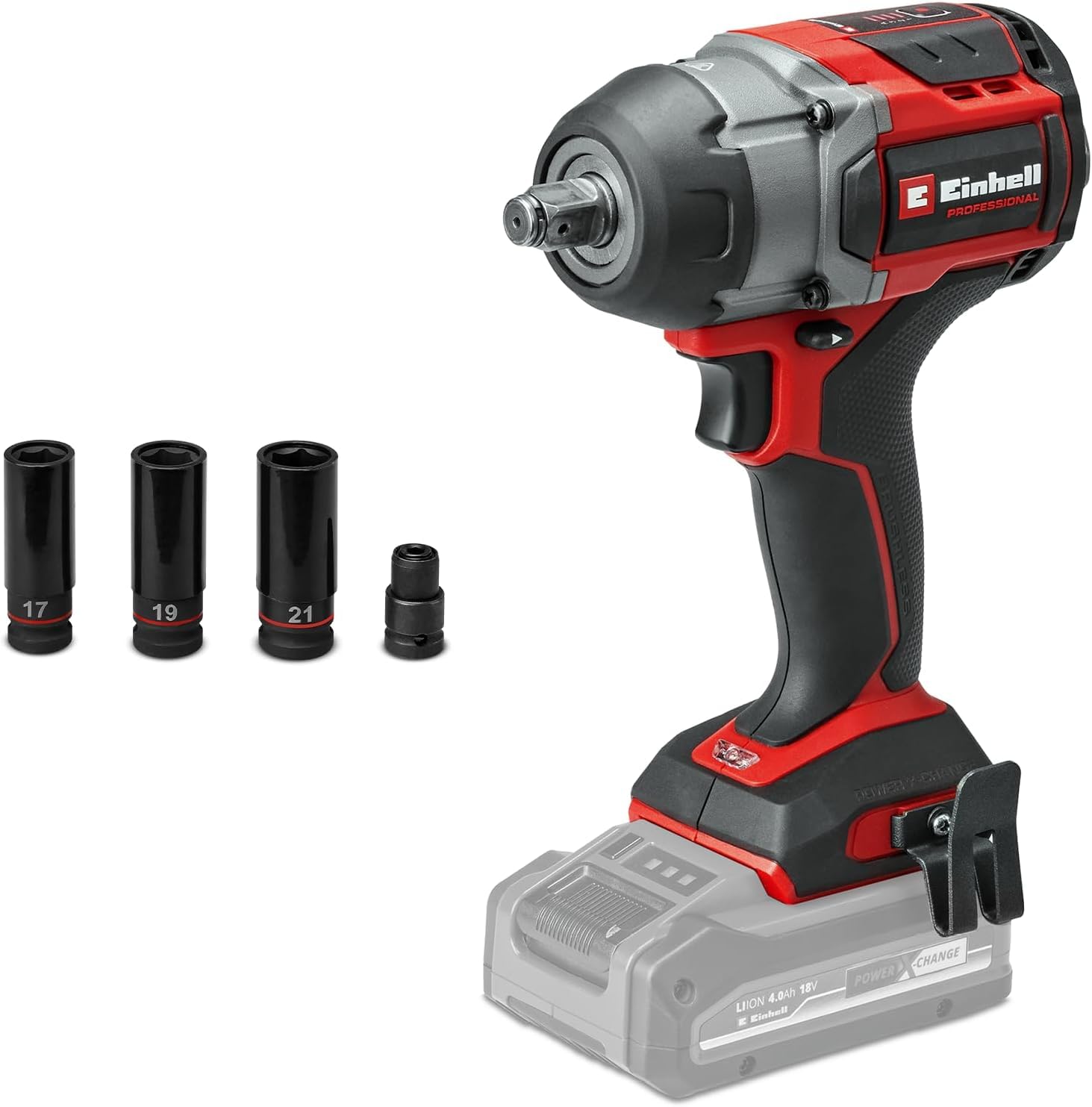 Einhell Professional TP-CW 18/750-C Li BL 18v Cordless Brushless 1/2" Impact Wrench No Batteries No Charger No Case