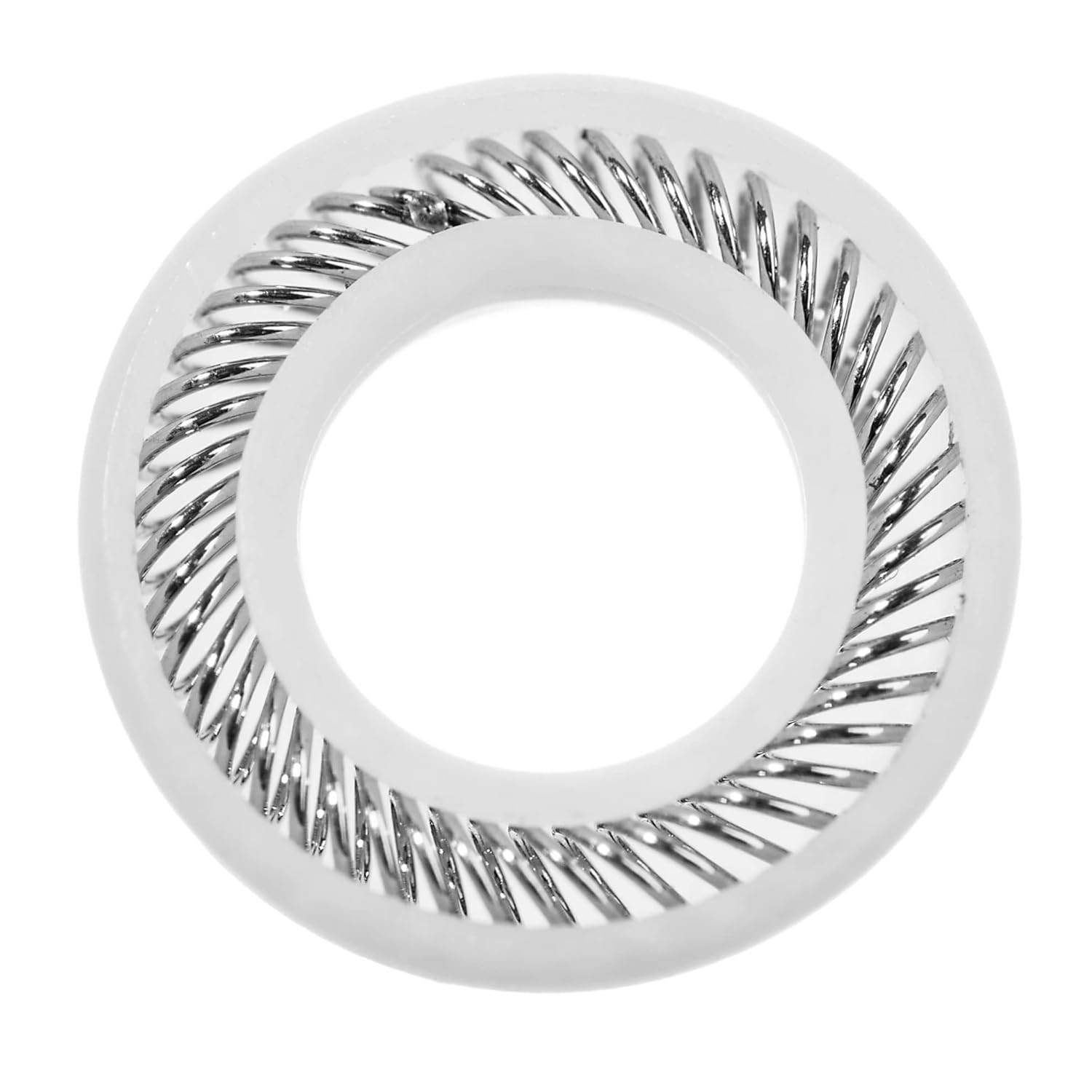 USA SEALING ZUSASES-12 White PTFE Spring Energized Seals Seal -120° to 450° F,1" ID,1-1/4" OD,1/8" Cross Section
